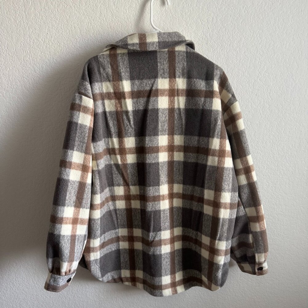 Vici Fore Button Down Checkered Jacket - image 4